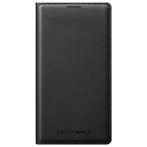 Galaxy Note 3 N9000 ile Uyumlu Flip Wallet Kılıf EF-WN900B (Out)