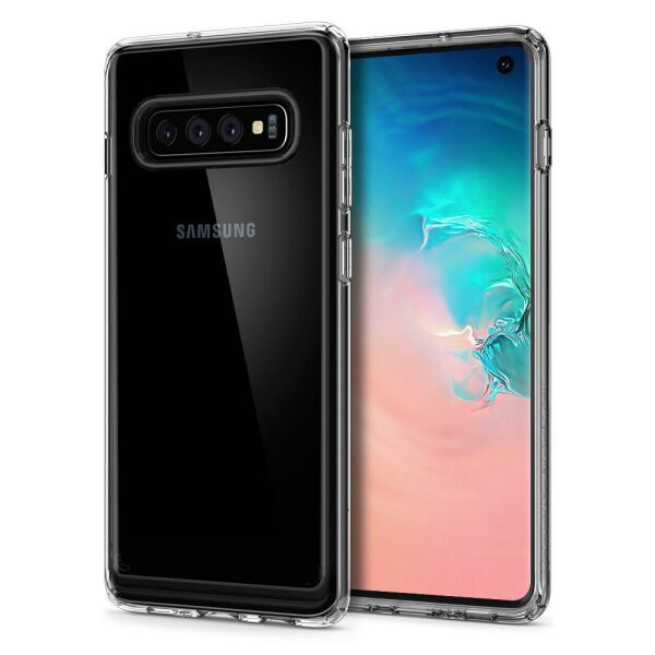 Spigen Galaxy S10 ile Uyumlu Kılıf Ultra Hybrid Crystal Clear