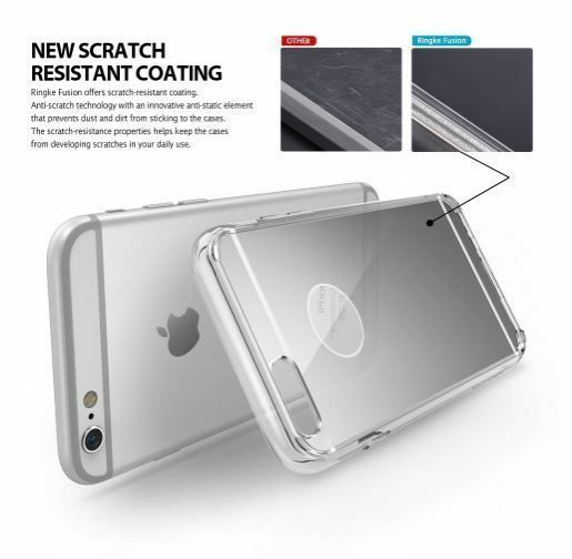 Ringke Mirror Fusion iPhone 6s/ 6 ile Uyumlu Aynalı Kılıf Rose Gold