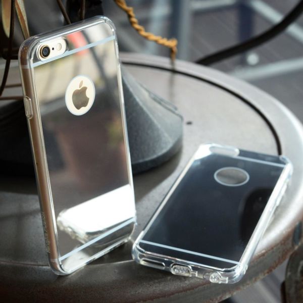 Ringke Mirror Fusion iPhone SE/ 5S/ 5 ile Uyumlu Kılıf Rose Gold Extra Darbe Emici