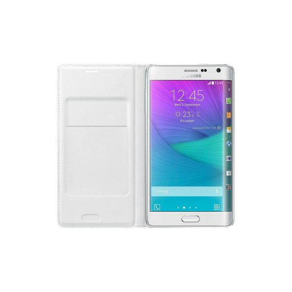 Galaxy Note Edge ile Uyumlu Flip Wallet Beyaz EF-WN915BW (Outlet)