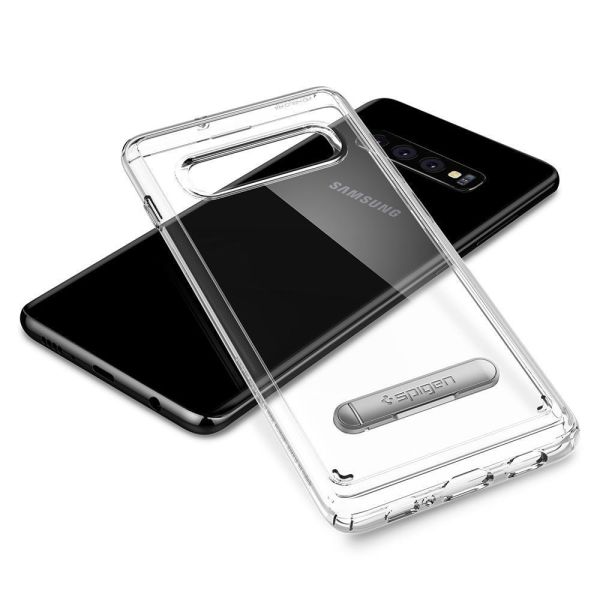 Spigen Galaxy S10 Plus ile Uyumlu Kılıf Ultra Hybrid S Crystal Clear