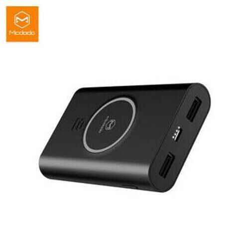 Mcdodo 8000mAh 10W Kablosuz Şarj Destekli Powerbank Siyah