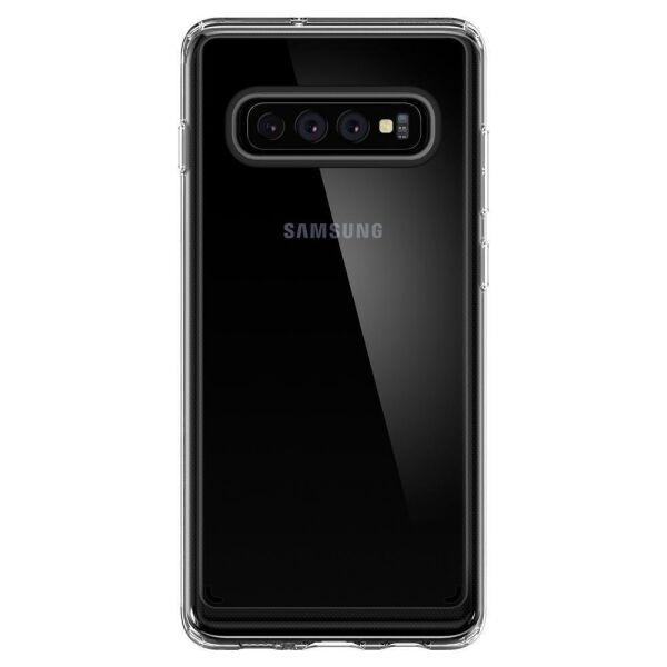 Spigen Galaxy S10 Plus ile Uyumlu Kılıf Ultra Hybrid Crystal Clear