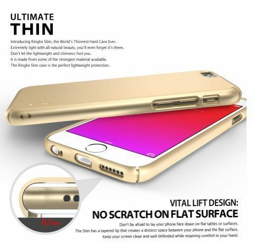 Ringke Slim iPhone 6s/ 6 ile Uyumlu KIlıf Clear 4 Tarafı Saran İnce Şık Tasarım