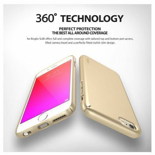 Ringke Slim iPhone 6s/ 6 ile Uyumlu KIlıf Clear 4 Tarafı Saran İnce Şık Tasarım