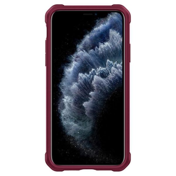 Spigen iPhone 11 Pro ile Uyumlu Kılıf Gauntlet Iron Red