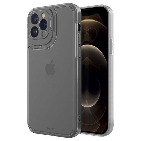 Buff iPhone 12 Pro Max ile Uyumlu Hybrid Corner Kılıf White