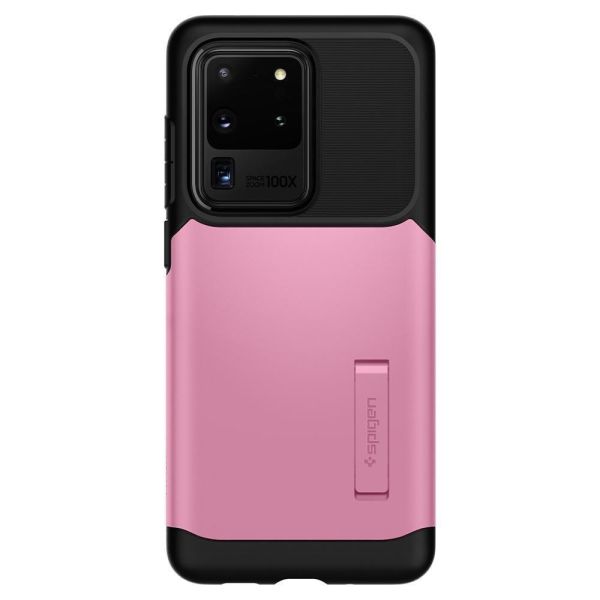 Spigen Galaxy S20 Ultra ile Uyumlu Kılıf Slim Armor Rusty Pink