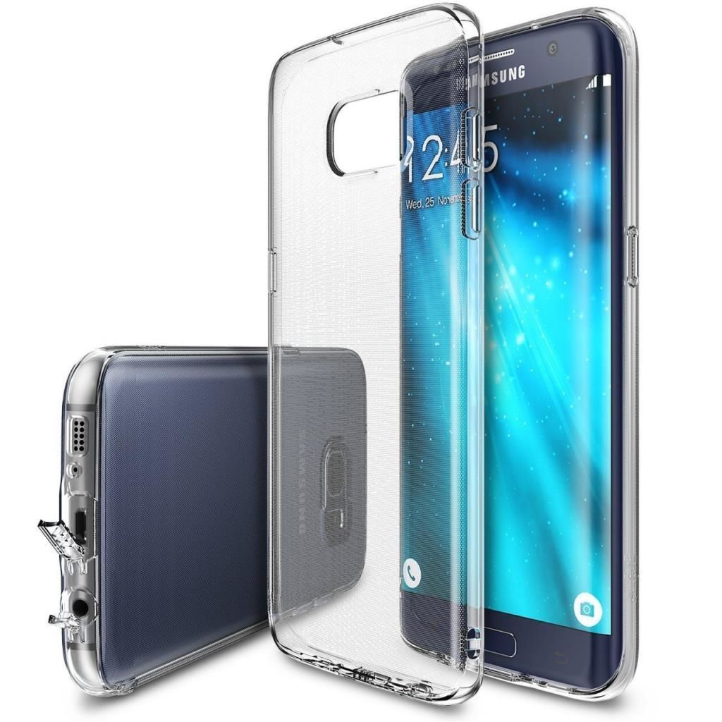 Ringke Air Galaxy S7 Edge ile Uyumlu Kılıf Clear Ultra Hafif Esnek İnce Şeffaf Transparan