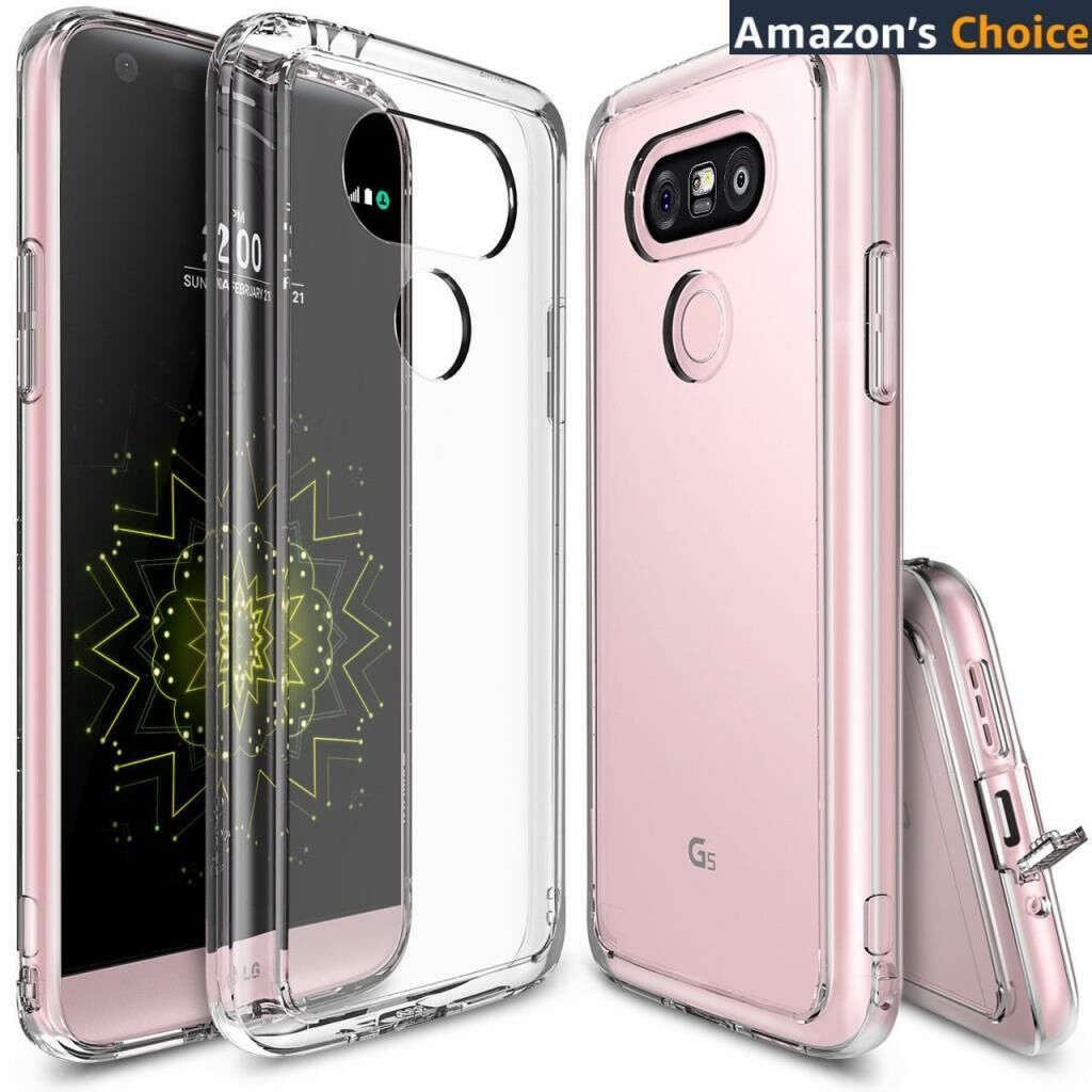 Ringke Fusion G5 ile Uyumlu Kılıf Crystal Clear