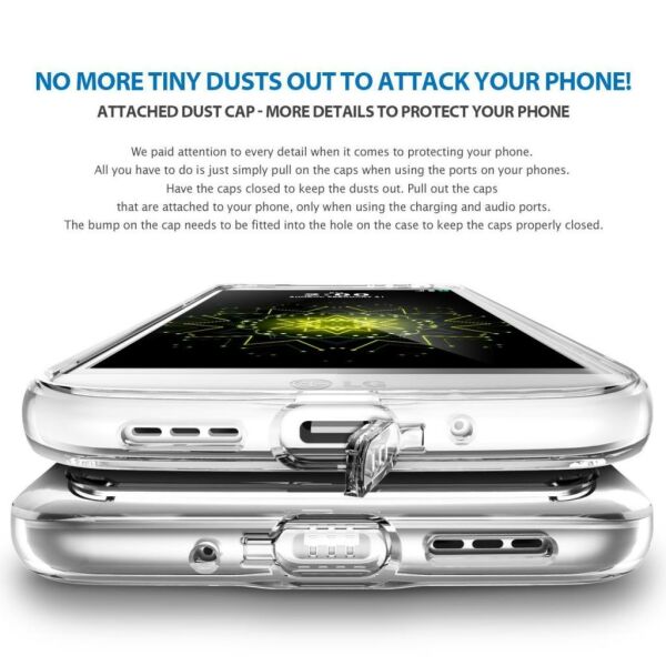 Ringke Fusion G5 ile Uyumlu Kılıf Crystal Clear