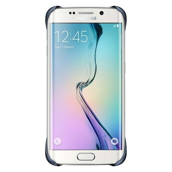 Galaxy S6 Edge ile Uyumlu Protective Cover Siyah EF-YG925BBEGWW