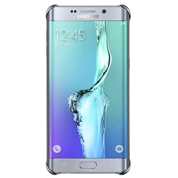 Galaxy S6 Edge Plus ile Uyumlu Clear Back Cover Gümüş EF-QG928CSEGWW Out