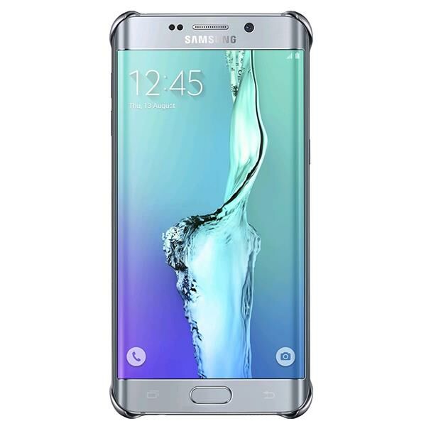 Galaxy S6 Edge Plus ile Uyumlu Clear Back Cover Gümüş EF-QG928CSEGWW Out