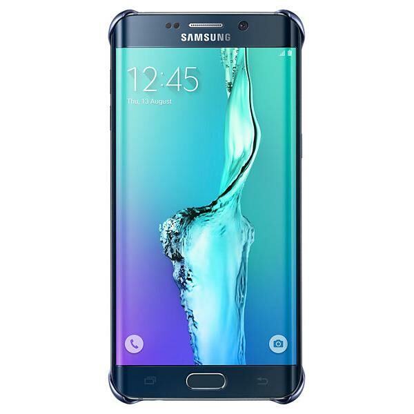 Galaxy S6 Edge Plus ile Uyumlu Clear Back Cover Koyu Lacivert EF-QG928CBEGWW