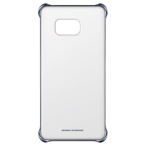 Galaxy S6 Edge Plus ile Uyumlu Clear Back Cover Koyu Lacivert EF-QG928CBEGWW