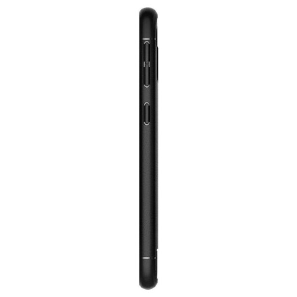 Spigen Galaxy A40 ile Uyumlu Kılıf Rugged Armor Black