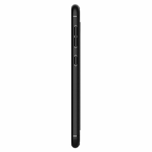 Spigen Galaxy A10 ile Uyumlu Kılıf Rugged Armor Black