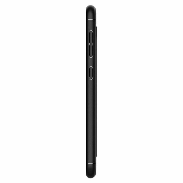 Spigen Galaxy A10 ile Uyumlu Kılıf Rugged Armor Black