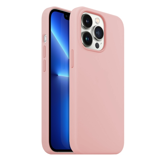 Buff iPhone 13 Pro ile Uyumlu Rubber S Kılıf Pink