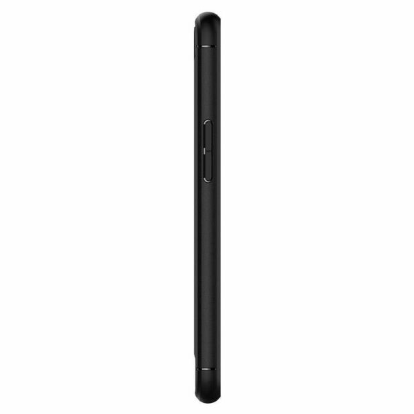 Spigen Galaxy A10s ile Uyumlu Kılıf Rugged Armor Matte Black