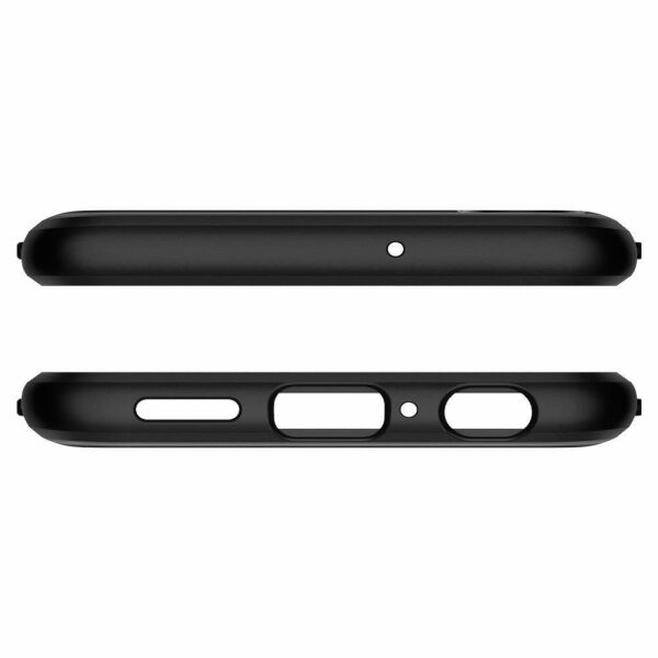 Spigen Galaxy A10s ile Uyumlu Kılıf Rugged Armor Matte Black