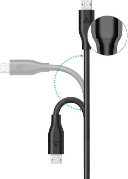 Anker PowerLine Micro USB Şarj/Data Kablosu 0.9 Metre Siyah