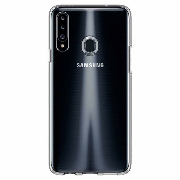 Spigen Galaxy A20s ile Uyumlu Kılıf Liquid Crystal Crystal Clear