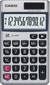Casıo SX-320P-W Hesap Makinesi