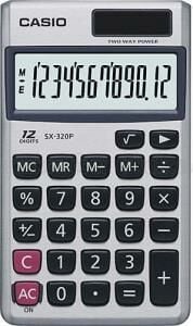 Casıo SX-320P-W Hesap Makinesi