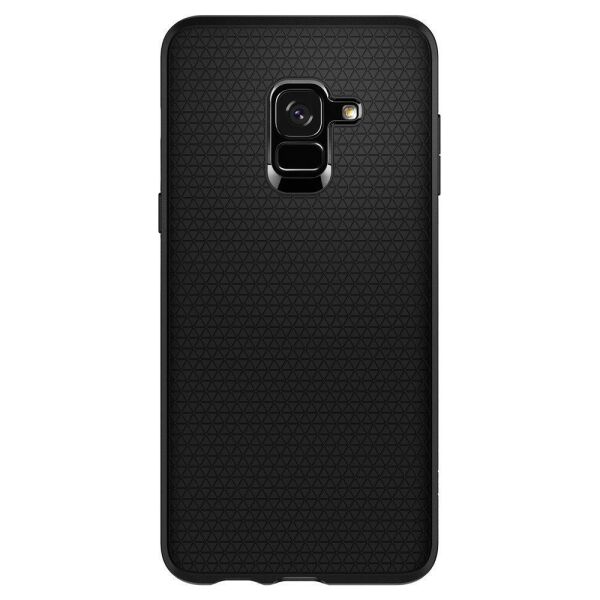 Spigen Galaxy A8 (2018) ile Uyumlu Kılıf Liquid Air Matte Black