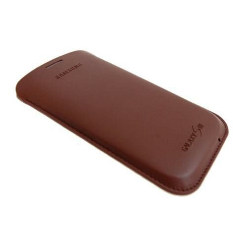 Galaxy S3 ile Uyumlu Pouch Kılıf Kahverengi EFC-1G6LDECSTD