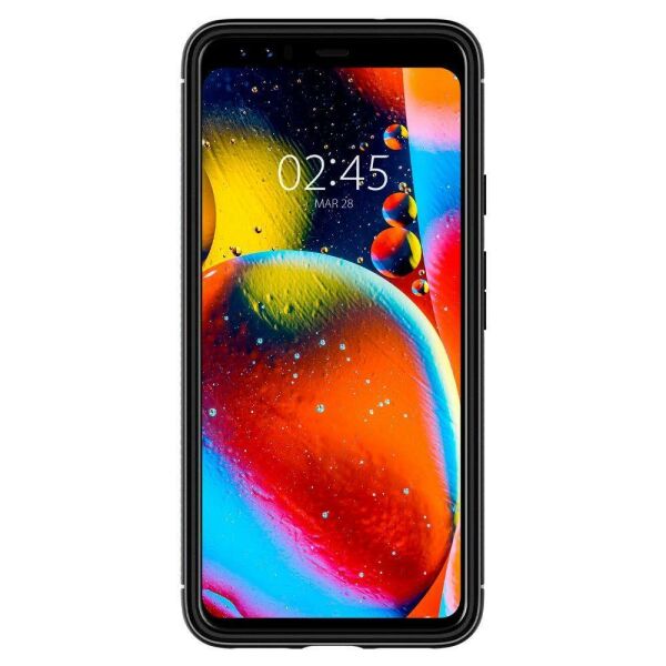 Spigen Pixel 4 XL ile Uyumlu Kılıf Rugged Armor Matte Black