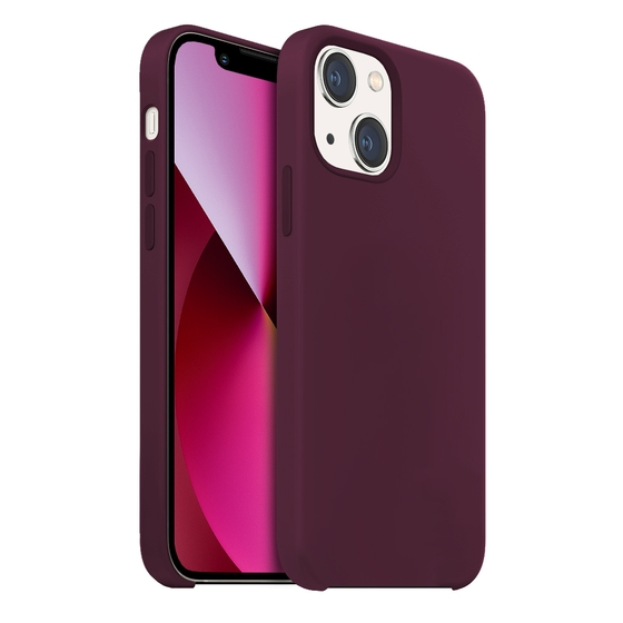 Buff iPhone 13 ile Uyumlu Rubber Fit Kılıf Plum