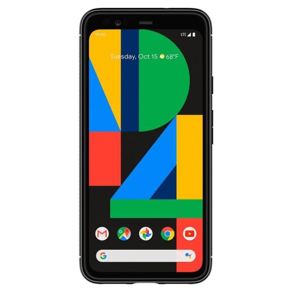 Spigen Pixel 4 ile Uyumlu Kılıf Rugged Armor Matte Black