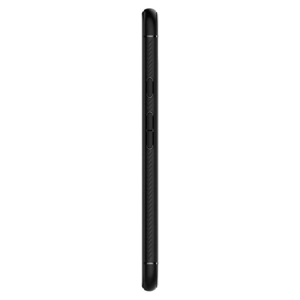 Spigen Pixel 4 ile Uyumlu Kılıf Rugged Armor Matte Black