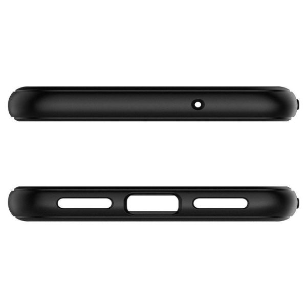 Spigen Pixel 4 ile Uyumlu Kılıf Rugged Armor Matte Black