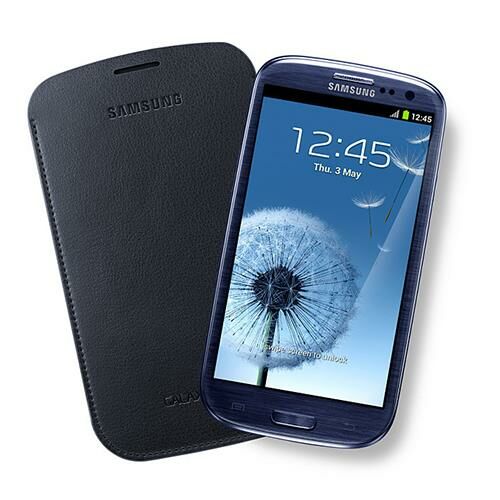 Galaxy S3 ile Uyumlu Pouch Kılıf Siyah EFC-1G6LBECSTD