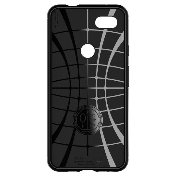 Spigen Pixel 3a XL ile Uyumlu Kılıf Rugged Armor Matte Black