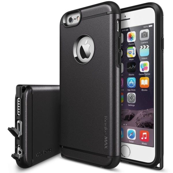 Ringke Max iPhone 6s/ 6 ile Uyumlu  Kılıf Black Tam Koruma Isı Dağılımlı Şok Emici Teknoloji