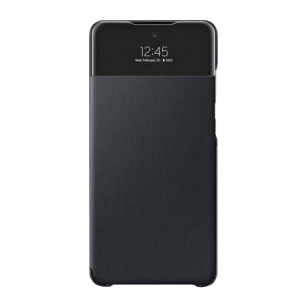 Galaxy A72 ile Uyumlu S View Cüzdan Kılıf Siyah EF-EA725PBEGWW