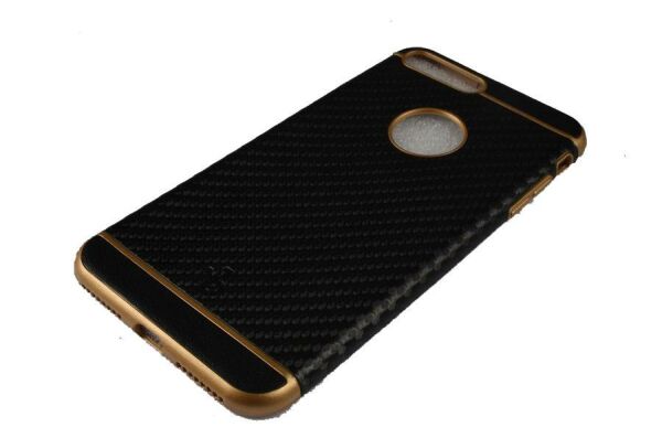 Jopus iPhone 7 ile Uyumlu Silikon Arka Koruma Paneli Siyah SK-089