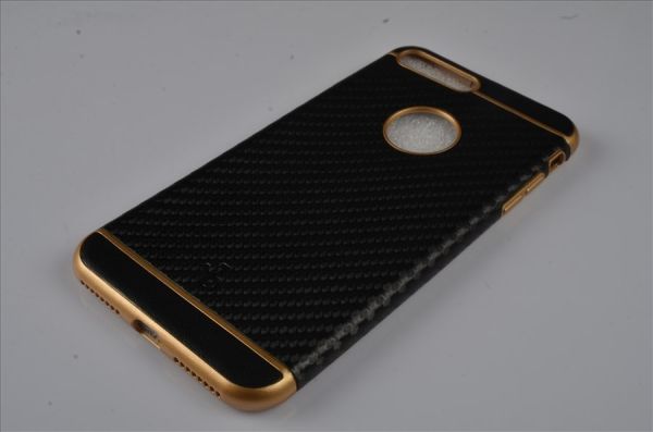 Jopus iPhone 7 Plus ile Uyumlu Silikon Arka Koruma Paneli Siyah SK-089