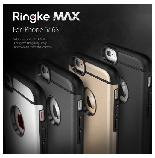 Ringke Max iPhone 6s/ 6 ile Uyumlu Kılıf Royal Gold