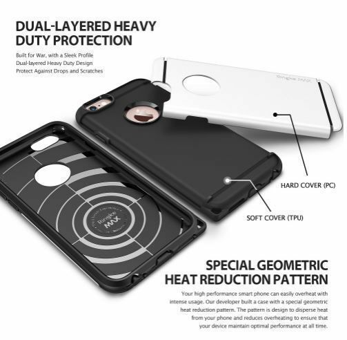 Ringke Max iPhone 6s/ 6 ile Uyumlu Kılıf Royal Gold