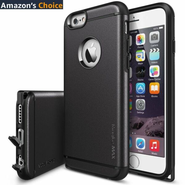 Ringke Max iPhone 6s Plus/ 6 Plus ile Uyumlu KIlıf Black