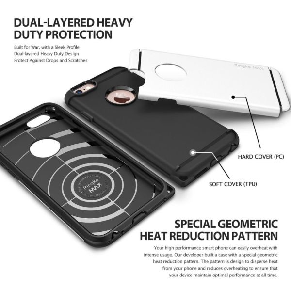 Ringke Max iPhone 6s Plus/ 6 Plus ile Uyumlu KIlıf Black