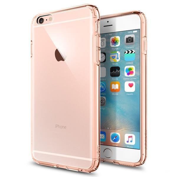 Spigen iPhone 6 Plus/6s Plus ile Uyumlu Kılıf Ultra Hybrid Rose Crystal