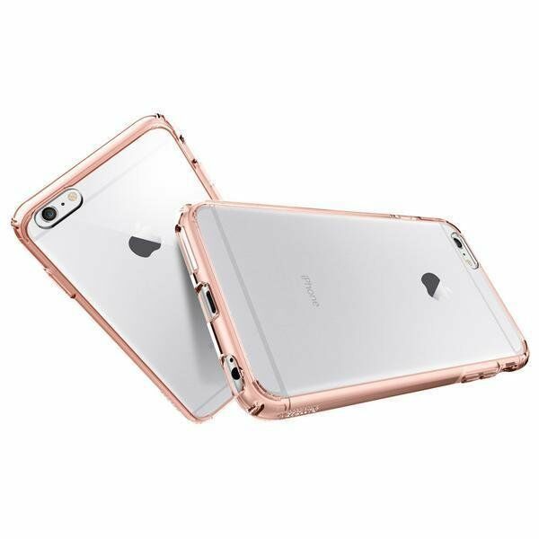 Spigen iPhone 6 Plus/6s Plus ile Uyumlu Kılıf Ultra Hybrid Rose Crystal